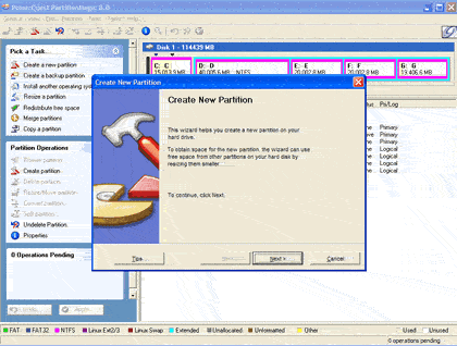 manual for partition magic 8.0 quick start guide